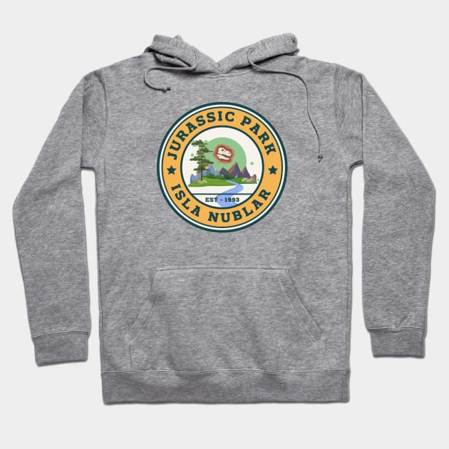 Jurassic Park Isla Nublar Hoodie by Jurassic Merch